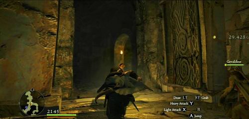 Po paru metrach dotrzemy do kraty blokującej przejście - Lure of the Abyss | Akt 1 (ZG) w Dragons Dogma - Dragons Dogma - poradnik do gry