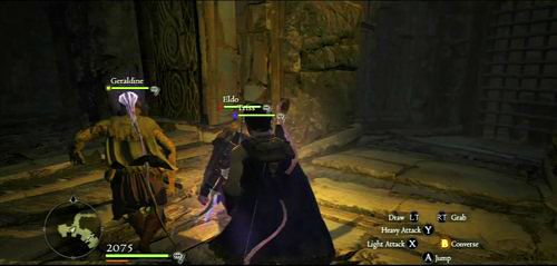 Przed kolejną kratą blokującą drogę ponownie odbijamy w boczny korytarz - Lure of the Abyss | Akt 1 (ZG) w Dragons Dogma - Dragons Dogma - poradnik do gry