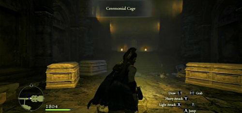 Na rozwidleniu idziemy prosto (droga w prawo prowadzi z powrotem na krętą ścieżkę w dół) - Lure of the Abyss | Akt 1 (ZG) w Dragons Dogma - Dragons Dogma - poradnik do gry