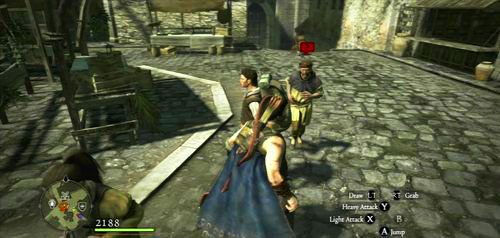 Kolejną osobą, którą należy zapytać jest kurier Maurin - biegający mężczyzna w żółtych szatach - The Cypher | Akt 2 (ZG) w Dragons Dogma - Dragons Dogma - poradnik do gry