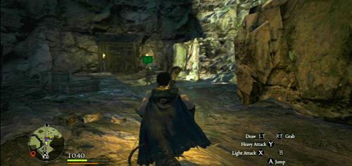 Przed Quarry, czyli kamieniołomem, znajduje się kupiec, który ma dwa zadania - możemy je od razu wykonać, bo oczyścimy tym samym przejście przez jaskinie - A Fortress Besieged | Akt 2 (ZG) w Dragons Dogma - Dragons Dogma - poradnik do gry