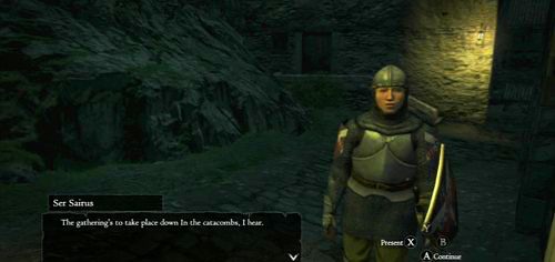 Mason wskaże cele - idziemy do jednego z nich, aby wyrazić zainteresowanie tajemniczym kultem - Seeking Salvation | Akt 2 (ZG) w Dragons Dogma - Dragons Dogma - poradnik do gry