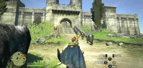 Teraz czas na trudniejszą część - musimy udać się w podróż do odległej Bluemoon Tower - Griffins Bane | Akt 3 (ZG) w Dragons Dogma - Dragons Dogma - poradnik do gry