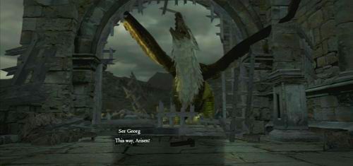 Przy trzeciej bramie musimy zrobić co innego - sprowokować gryfa do ataku - Griffins Bane | Akt 3 (ZG) w Dragons Dogma - Dragons Dogma - poradnik do gry