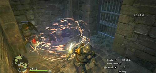 Kawałek dalej ratujemy następnego rycerza, aby odblokował dla nas skrót - Deny Salvation | Akt 6 (ZG) w Dragons Dogma - Dragons Dogma - poradnik do gry