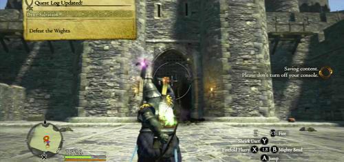 Nadszedł czas, aby zmierzyć się z Wightami - dwoma nekromantami, którzy przyzywają szkielety, rzucają zaklęcia ofensywne i potrafią się leczyć - Deny Salvation | Akt 6 (ZG) w Dragons Dogma - Dragons Dogma - poradnik do gry