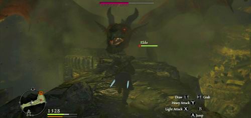 W połowie tego odcinka smok zeskoczy na mur - nie cofamy się - Dragon (Grigori) | Akt 6 (ZG) w Dragons Dogma - Dragons Dogma - poradnik do gry