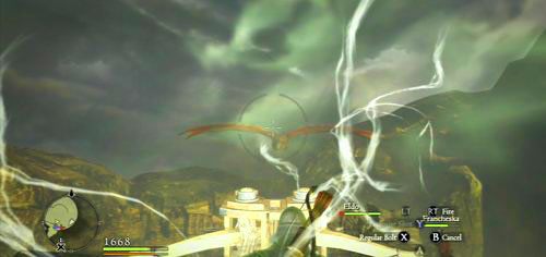 Na szczycie drugiej wieży obsadzamy balistę i strzelamy do nadlatującego smoka - Dragon (Grigori) | Akt 6 (ZG) w Dragons Dogma - Dragons Dogma - poradnik do gry