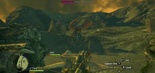 Z boku areny na skałach znajdują się balisty - Dragon (Grigori) | Akt 6 (ZG) w Dragons Dogma - Dragons Dogma - poradnik do gry