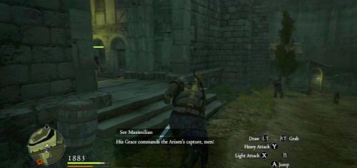 Wybiegamy z zamku i kierujemy się w stronę rynku - A Warm Welcome - Endgame | Akt 7 (ZG) w Dragons Dogma - Dragons Dogma - poradnik do gry