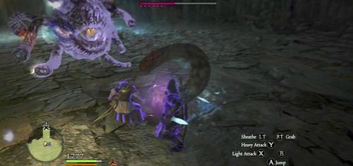 Za następnymi drzwiami znajduje się arena, a na niej Evil Eye - Fathom Deep - The Everfall | Akt 7 (ZG) w Dragons Dogma - Dragons Dogma - poradnik do gry