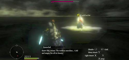 Jeśli wybraliśmy dalszą walkę, zmierzymy się z Seneszalem i jego pionkiem (z pomocą naszego własnego pomagiera) - Final Judgement | Akt 7 (ZG) w Dragons Dogma - Dragons Dogma - poradnik do gry