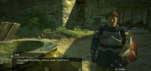 Zadanie rozpoczynamy przy studni, gdzie stoi Poll - Deep Trouble | Akt 1 (ZP) w Dragons Dogma - Dragons Dogma - poradnik do gry