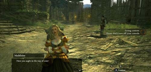 W obozowisku kobieta poprosi o 10 tysięcy na dalszą podróż - Grim Tidings; Guard Duty | Akt 1 (ZP) w Dragons Dogma - Dragons Dogma - poradnik do gry