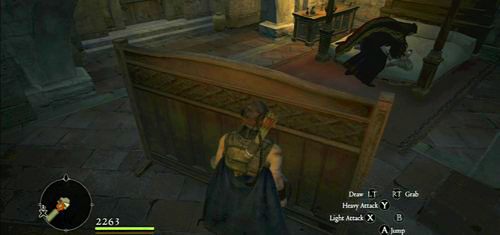 Jeśli trafiliśmy o dobrej porze, rozpocznie się scenka - Arousing Suspicion | Akt 2 (ZP) w Dragons Dogma - Dragons Dogma - poradnik do gry