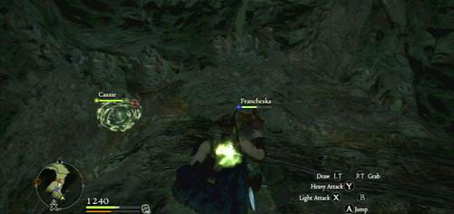 Kawałek dalej, po pokonaniu harpii, jest miejsce, w którym trzeba się ześlizgiwać - The Conspirators | Akt 2 (ZP) w Dragons Dogma - Dragons Dogma - poradnik do gry