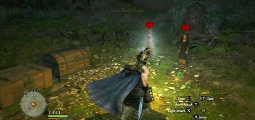 Gdy dotrzemy na miejsce, rozmawiamy z Selene i jej babcią - Witch Hunt | Akt 2 (ZP) w Dragons Dogma - Dragons Dogma - poradnik do gry