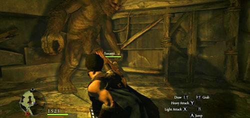 Opis: Bestia przypominająca przerośniętego goryla, która potrafi zaskoczyć swoją ruchliwością i zażartością - Ogre w Dragons Dogma | Bestiariusz - Dragons Dogma - poradnik do gry