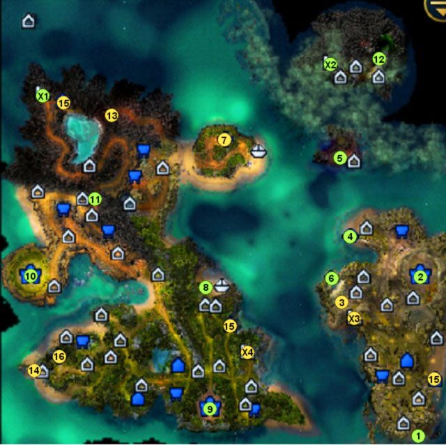 1 - lokacja startowa - Misja I - Mapa 1 (M1) | Mapy Heroes VI Pirates of the Savage Sea - Might & Magic: Heroes VI - Pirates of the Savage Sea - poradnik do gry