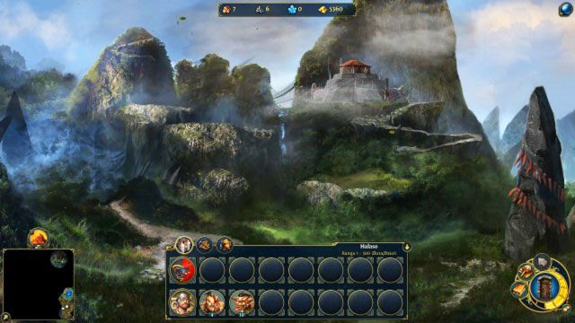 Nasze pierwsze miasto frakcji Twierdza. - Gniazdo Burz (1,4) | Misja 1 - Przypadki kapitana Hacka (ZG) - Might & Magic: Heroes VI - Pirates of the Savage Sea - poradnik do gry