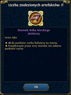 Dziennik przyda się nam podczas podróży po Morzu Sztormów. - Gniazdo Burz (2,4) | Misja 1 - Przypadki kapitana Hacka (ZG) - Might & Magic: Heroes VI - Pirates of the Savage Sea - poradnik do gry