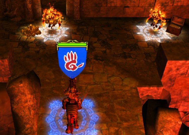 Tunel pod Barierą Koralową jest broniony przez duże oddziały żywiołaków ognia. - Gniazdo Burz (3,4) | Misja 1 - Przypadki kapitana Hacka (ZG) - Might & Magic: Heroes VI - Pirates of the Savage Sea - poradnik do gry