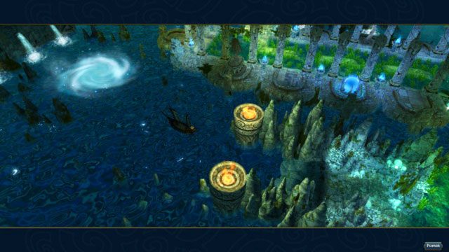 Brawurowa ucieczka z Zatopionej Świątyni. Wir wyniesie nas na powierzchnię. - Meduza (1,5) | Misja 2 - Władca Morza Sztormów (ZG) - Might & Magic: Heroes VI - Pirates of the Savage Sea - poradnik do gry