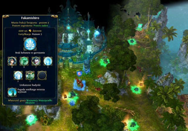 Nasza pierwsza zamorska posiadłość - oczywiście najpierw musi ona zmienić właściciela. - Meduza (2,5) | Misja 2 - Władca Morza Sztormów (ZG) - Might & Magic: Heroes VI - Pirates of the Savage Sea - poradnik do gry