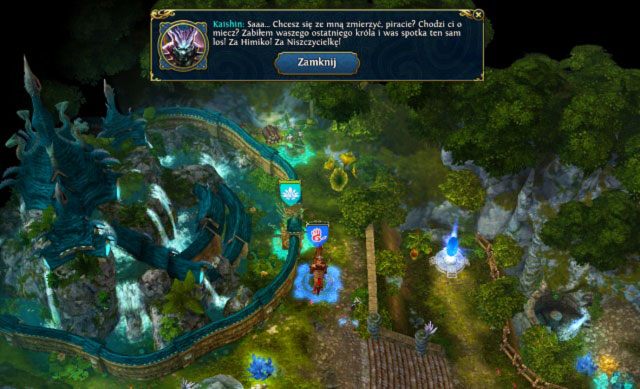 Kaishin i jego niewyparzony język tuż przed walką o Ajakashijo. - Król piratów; Meduza (3,5) | Misja 2 - Władca Morza Sztormów (ZG) - Might & Magic: Heroes VI - Pirates of the Savage Sea - poradnik do gry