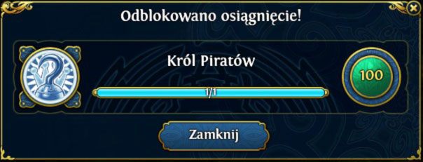 O odniesionych sukcesach możemy pochwalić się przed znajomymi. - Król piratów; Meduza (3,5) | Misja 2 - Władca Morza Sztormów (ZG) - Might & Magic: Heroes VI - Pirates of the Savage Sea - poradnik do gry