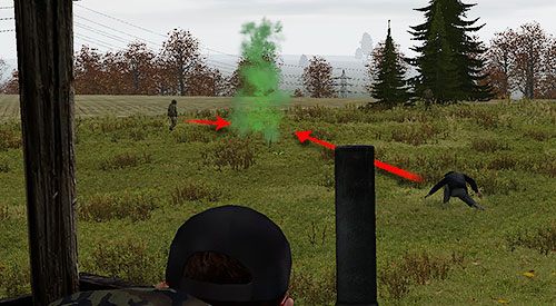 Jeśli jesteś w potrzasku lub chcesz prewencyjnie oczyścić najbliższą okolicę z zombiaków, rzuć przed siebie jakiś obiekt - DayZ: Zombie - unikanie - DayZ - poradnik do gry