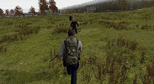 W razie sprowokowania niewielkiej liczby zombie, najlepiej odciągnąć ich od zabudowań (jeśli nie ma możliwości zgubienia ich) - DayZ: Zombie - zabijanie - DayZ - poradnik do gry