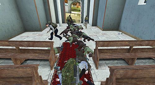 Kolejną metoda rozprawiania się z zombiakami jest wabienie ich do zamkniętych pomieszczeń, w których są zmuszone do swojego standardowego, mozolnego człapania - DayZ: Zombie - zabijanie - DayZ - poradnik do gry