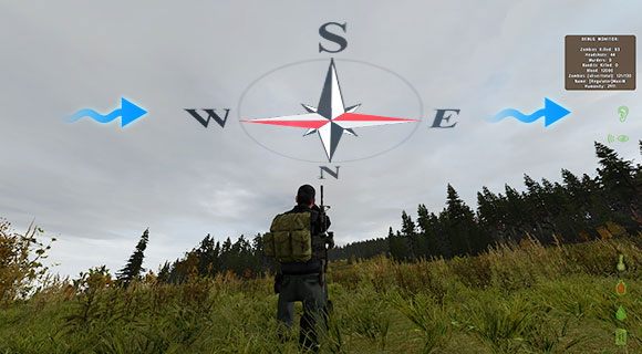 W DayZ wielkim ułatwieniem jest kierunek ruchu chmur na niebie - DayZ: Określanie północy - DayZ - poradnik do gry