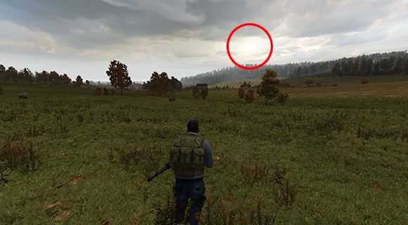 Jedną z najbardziej oczywistych metod odnajdowania kierunków świata jest obserwacja pozycji słońca na nieboskłonie - DayZ: Określanie północy - DayZ - poradnik do gry