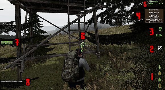 1 - DayZ: Interfejs - DayZ - poradnik do gry