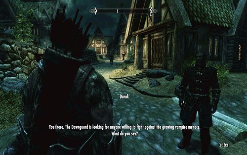 Aby rozpocząć linię fabularną dodatku Dawnguard musisz posiadać przynajmniej 10 poziom doświadczenia - Wstępowanie do Dawnguard | Początek - The Elder Scrolls V: Skyrim - Dawnguard - poradnik do gry