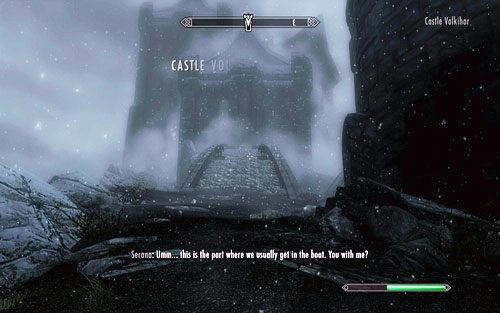 Dzięki niej dostaniesz się na wyspę, ma której zbudowane zamek Serany - Bloodline | Początek | The Elder Scrolls V Skyrim Dawnguard - The Elder Scrolls V: Skyrim - Dawnguard - poradnik do gry