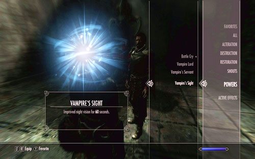 W nowej formie dostępne stanie się kilka ciekawych zdolności - Wprowadzenie | Ścieżka lorda wampirów | The Elder Scrolls V Skyrim Dawnguard - The Elder Scrolls V: Skyrim - Dawnguard - poradnik do gry