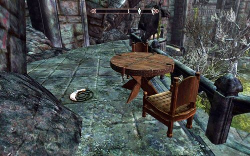 Drugi umieszczono na tarasie nad poprzednim fragmentem - Chasing Echoes | Ścieżka lorda wampirów | The Elder Scrolls V Skyrim Dawnguard - The Elder Scrolls V: Skyrim - Dawnguard - poradnik do gry