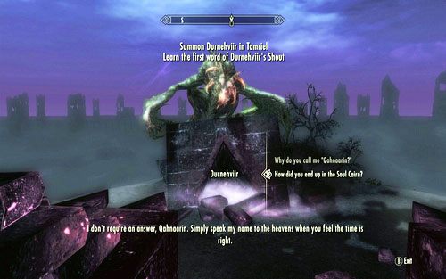 Jak opuścisz plac, ponownie spotkasz się z Durnehviirem - Beyond Death | Ścieżka lorda wampirów | The Elder Scrolls V Skyrim Dawnguard - The Elder Scrolls V: Skyrim - Dawnguard - poradnik do gry