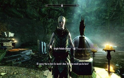 Porozmawiaj z mężczyzną, a dowiesz się jak zdobyć poszukiwany łuk - Touching The Sky (1) | Ścieżka lorda wampirów | TES V Skyrim Dawnguard - The Elder Scrolls V: Skyrim - Dawnguard - poradnik do gry