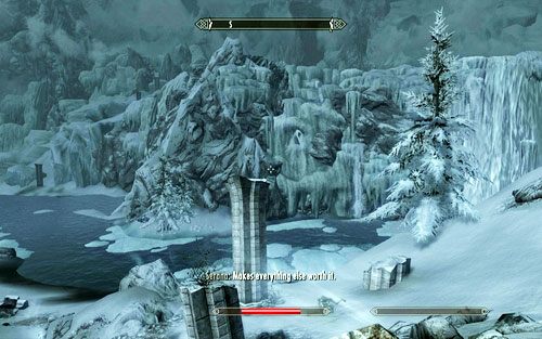 Pokonaj napotkanych tam przeciwników i przejdź na drugą stronę - Touching The Sky (1) | Ścieżka lorda wampirów | TES V Skyrim Dawnguard - The Elder Scrolls V: Skyrim - Dawnguard - poradnik do gry