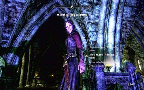 Żeby przez niego przejść, musisz spełnić jeden z dwóch warunków - Chasing Echoes | Ścieżka Dawnguarda | The Elder Scrolls V Skyrim Dawnguard - The Elder Scrolls V: Skyrim - Dawnguard - poradnik do gry