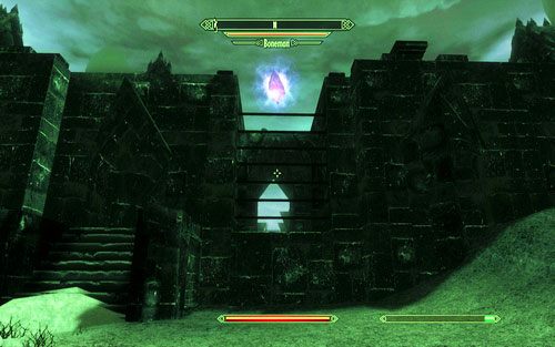 Znajdziesz go na północny-zachód od dawnego wiezienia Valerici, w dużych ruinach z unoszącym się nad nimi głazem - Beyond Death | Ścieżka Dawnguarda | The Elder Scrolls V Skyrim Dawnguard - The Elder Scrolls V: Skyrim - Dawnguard - poradnik do gry