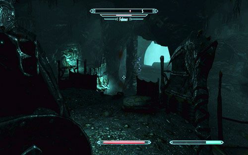 Wąska ścieżka zaprowadzi cię do dużej wioski, gdzie musisz skręci w lewo - Touching The Sky (1) | Ścieżka Dawnguarda | The Elder Scrolls V Skyrim Dawnguard - The Elder Scrolls V: Skyrim - Dawnguard - poradnik do gry