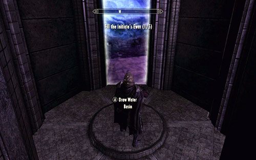 Porozmawiaj z duchem, a następnie nabierz wody i przejdź przez portal do Forgoten Vale - Touching The Sky (1) | Ścieżka Dawnguarda | The Elder Scrolls V Skyrim Dawnguard - The Elder Scrolls V: Skyrim - Dawnguard - poradnik do gry