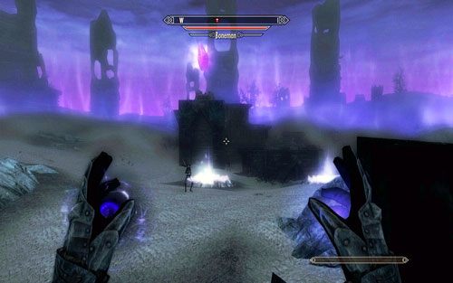 Za nim znajdziesz budowlę z unoszącym się nad nią kamieniem - Impatience of a Saint | Wspólne zadania poboczne | TES V Skyrim Dawnguard - The Elder Scrolls V: Skyrim - Dawnguard - poradnik do gry