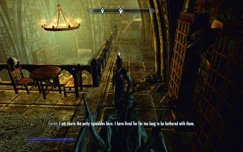 Na początku odszukaj w siedzibie wampirów Garena Marethi i porozmawiaj z nim - The Bloodstone Chalice | Ścieżka lorda wampirów | TES V Skyrim Dawnguard - The Elder Scrolls V: Skyrim - Dawnguard - poradnik do gry