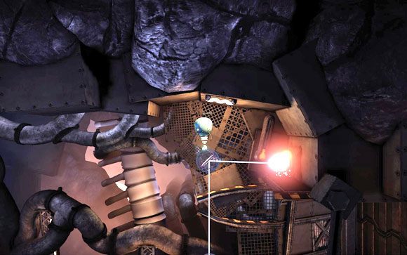 Druga część zadania jest ciut trudniejsza - MAPA - TUNEL 2 | Rozrusznik | Unmechanical - Unmechanical - poradnik do gry